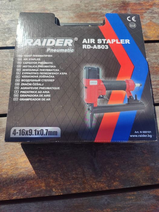Пневматичен такер Raider RD-AS03r