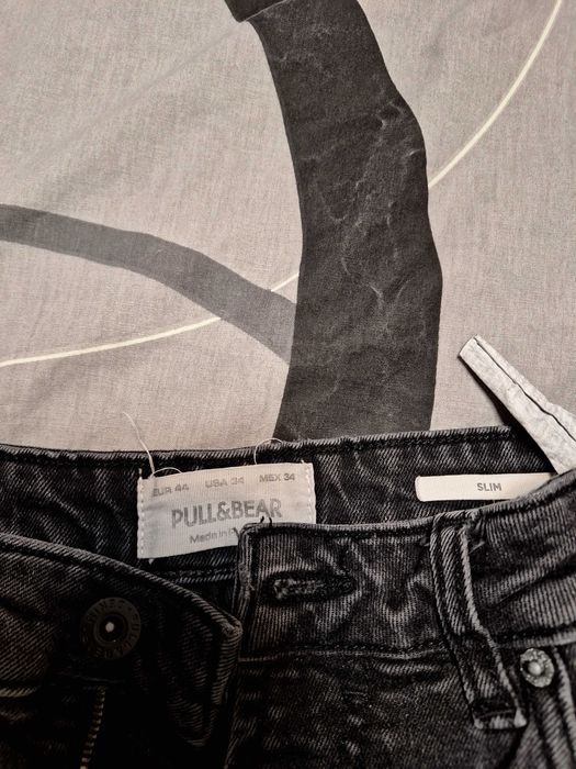 Pull&Bear мъжки къси дънки Размер:44 Slim