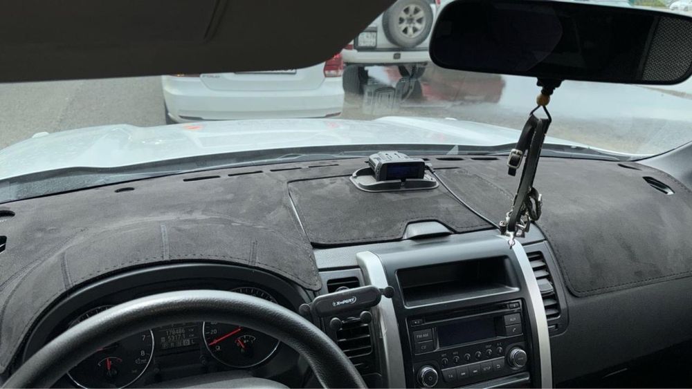 Накидка на панель из алькантары