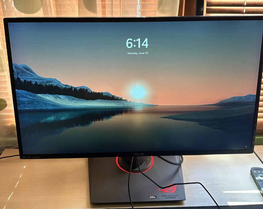 4К Монитор Asus rog swift pg27aq