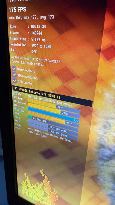 MSI RTX 3070 Ti Gaming X TRIO 8gb