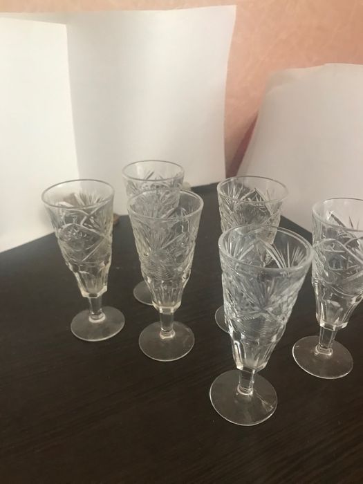 Фужеры хрустальные