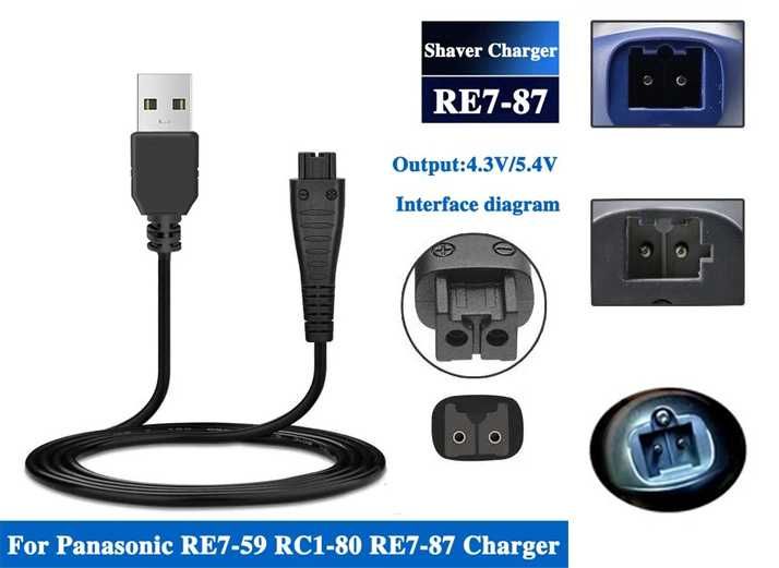 Cablu Incarcare Usb Masini Tuns Barbierit Philips Braun Panasonic