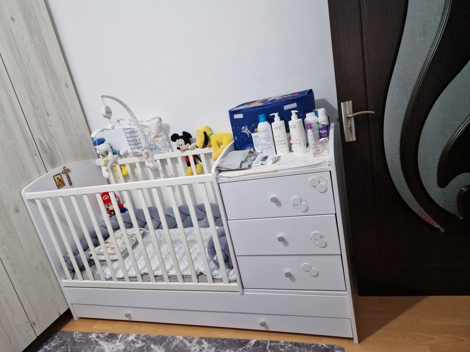 Vând pătuț copii, transformabil