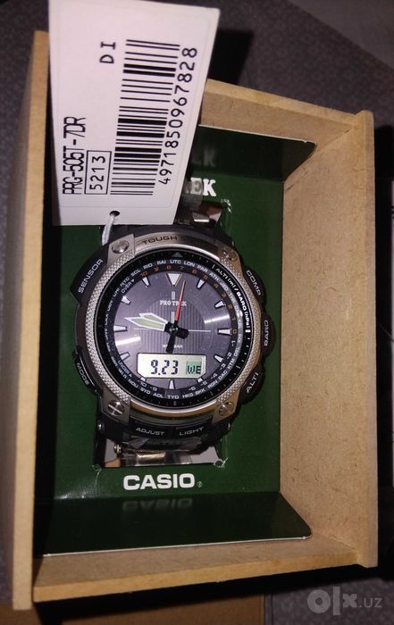 часы casio pro trek prg-505t-7dr