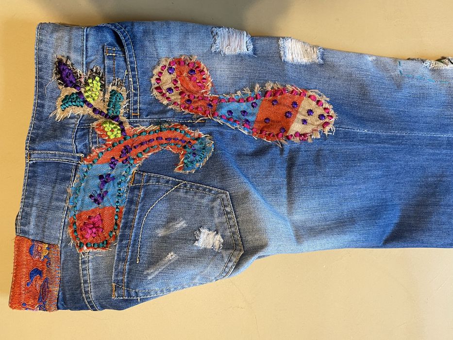 Blugi evazati “Desigual” -dama-