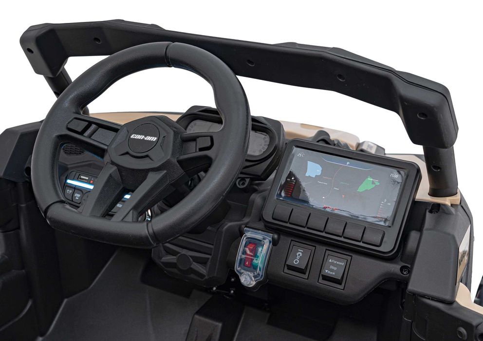 UTV electric pt copii Can-Am Maverick 24V 800W 4x4 (CA003) Negru