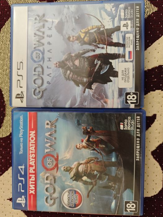 Диск God of war 4 и 5