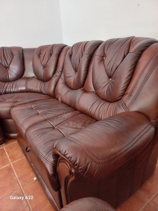 Colțar din piele naturală