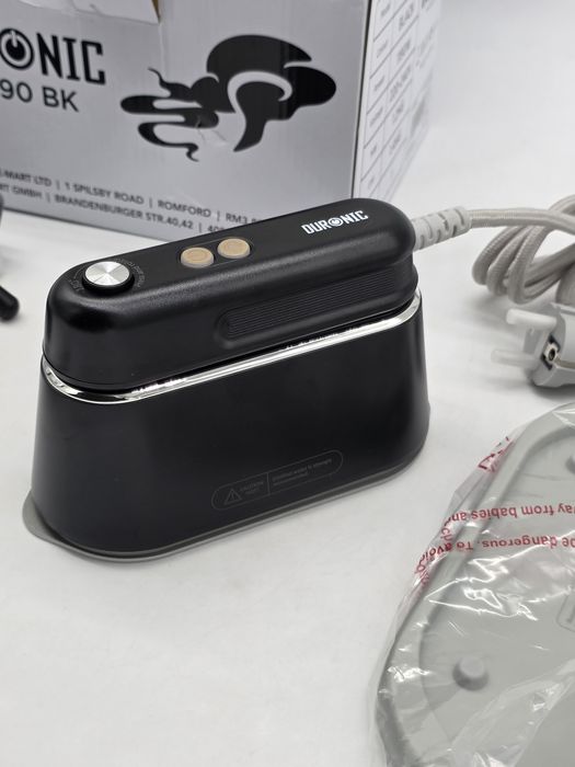 Fier de călcat cu abur vertical Duronic HS90 BK, Produs nou