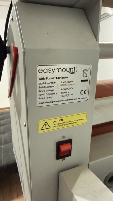 Laminator Profesional 1600mm Easymount EM-S1600H – Aproape Nou –
