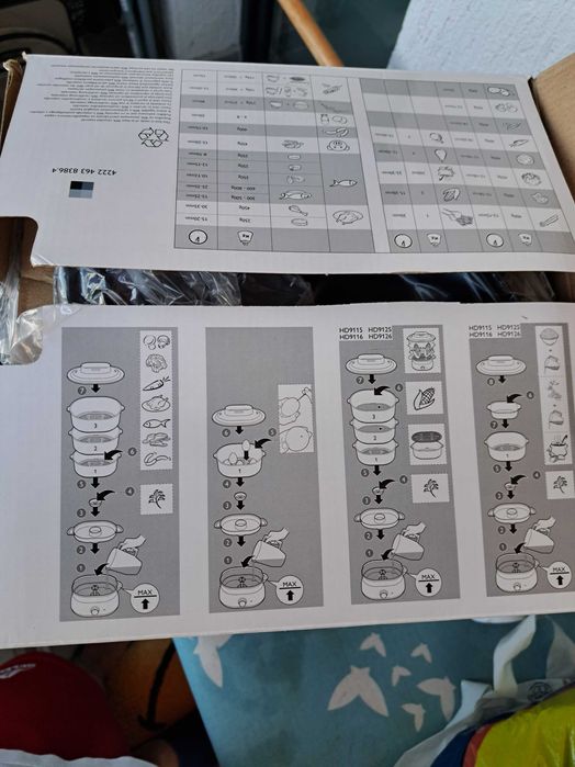 Aparat de gatit cu aburi Philips HD9126/00