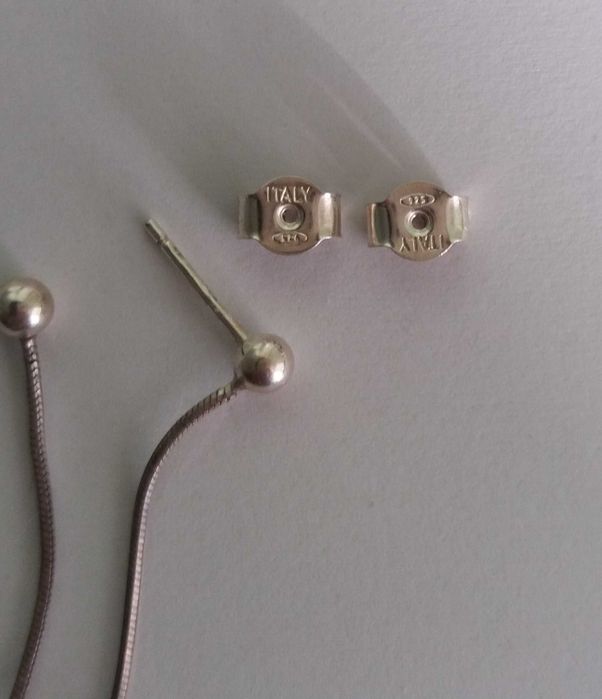 Сребърни обеци 925