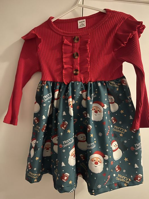 Коледна рокля 18-24м 92,98,104,110см