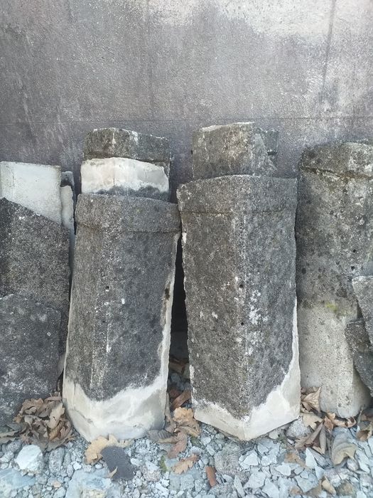 Coame, cupe din mortar (beton)
