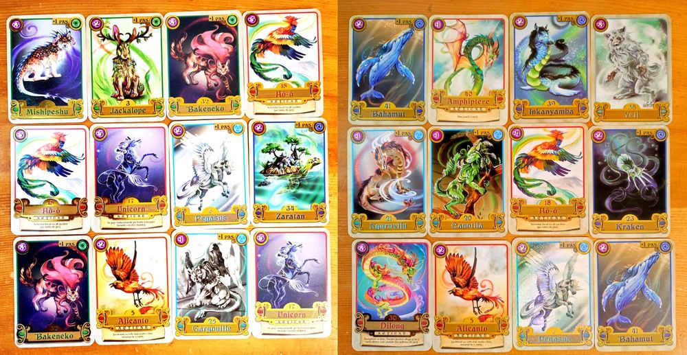 192 CARD-uri Animaterra 1 și 3 + Star Wars Kaufland - Pachet