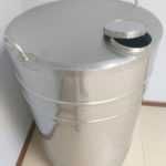 Butoi din INOX 250 L cu capac clamp si garnitura, cadou robinet din INOX NOU Garantie Livrare rapida