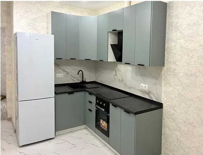 Акция! Кухонный гарнитур углвой 140 см на 220 см за 235000 тенге