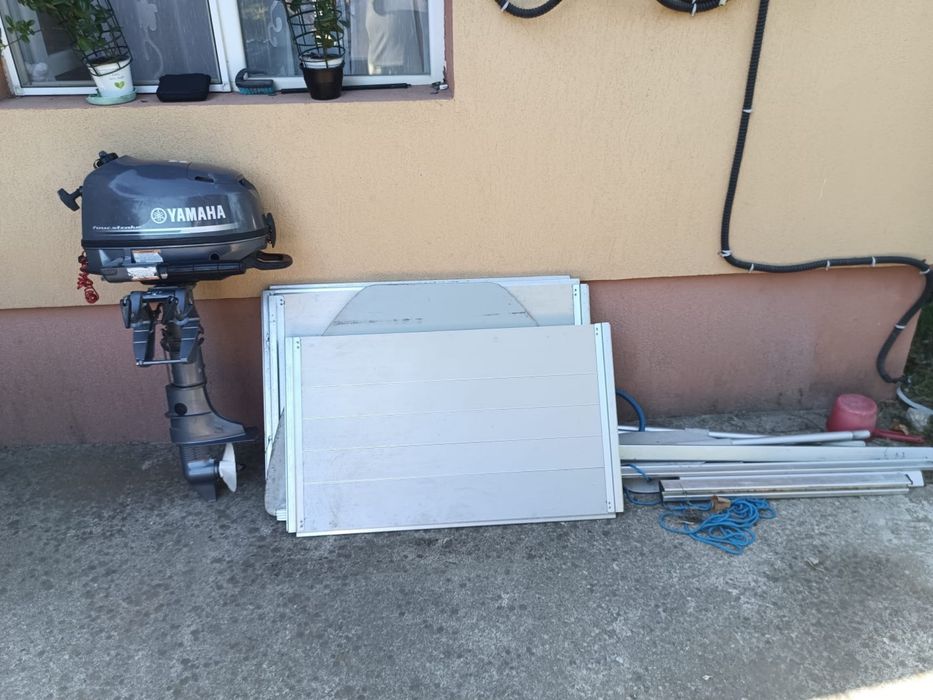 Vand barca honda 360+ motor yamaha 5cp+ sonar lowrange elite 7ti