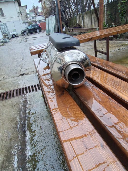 Piaggio 400/500 ауспух без драскотина