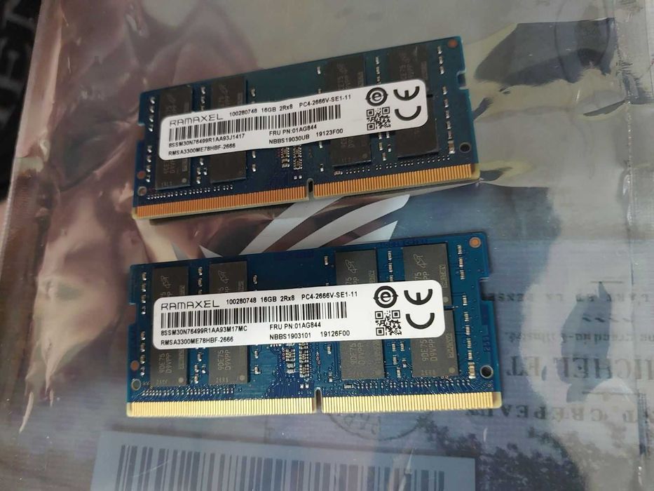 32GB DDR4 2666Mhz CL19 - RAM памет (SO-DIMM - за лаптоп)