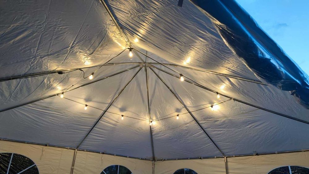 Шатра 6х6м островърха за кетъринг сватби 36 кв