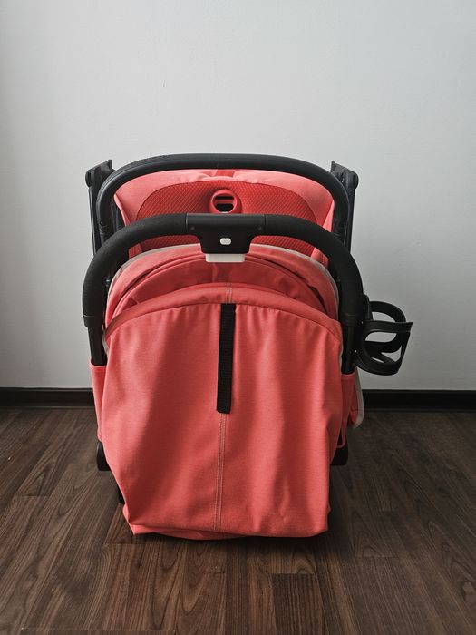 Carucior 2in1 CYBEX Beezy , 5 puncte, 0 luni+, Hibiscus Red