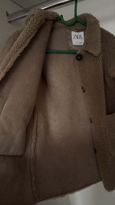 Дубленка ZARA, 6-7 лет , см 120