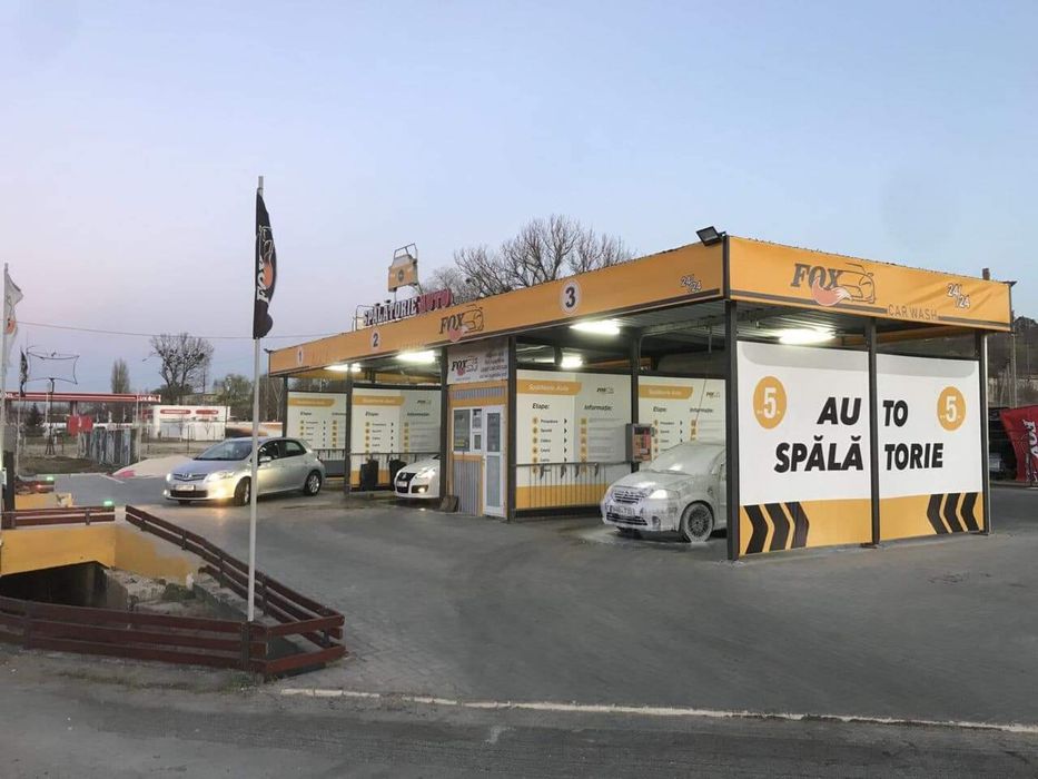 Splatorii self wash self service cu jetoane structura metalic