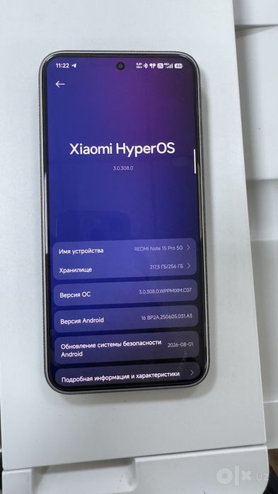Redmi note 15 pro 5g 256/8 Идеал