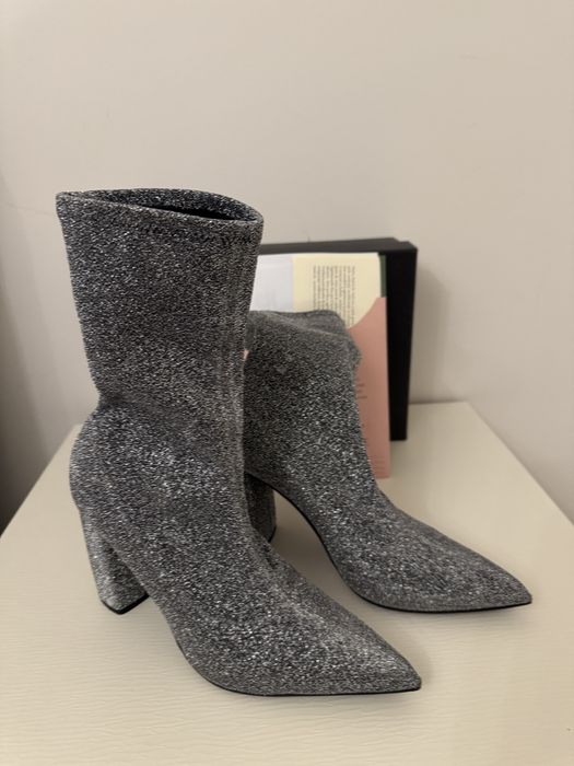 Botine Musette glitter marimea 38