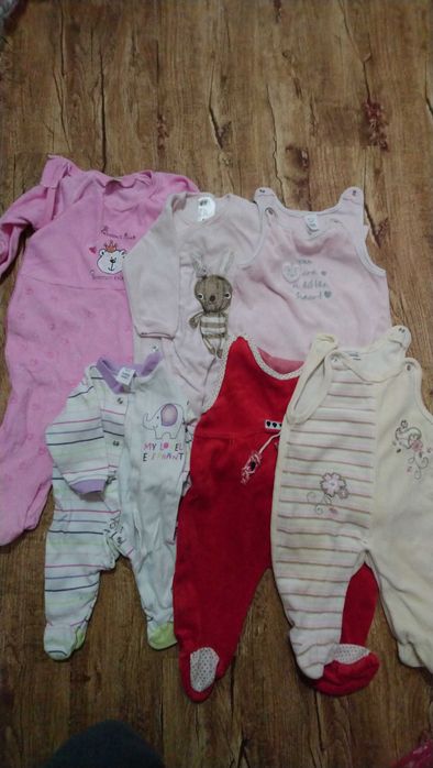 Lot haine fetite 56 62 68 74 80, 0-1 an, in stare f buna