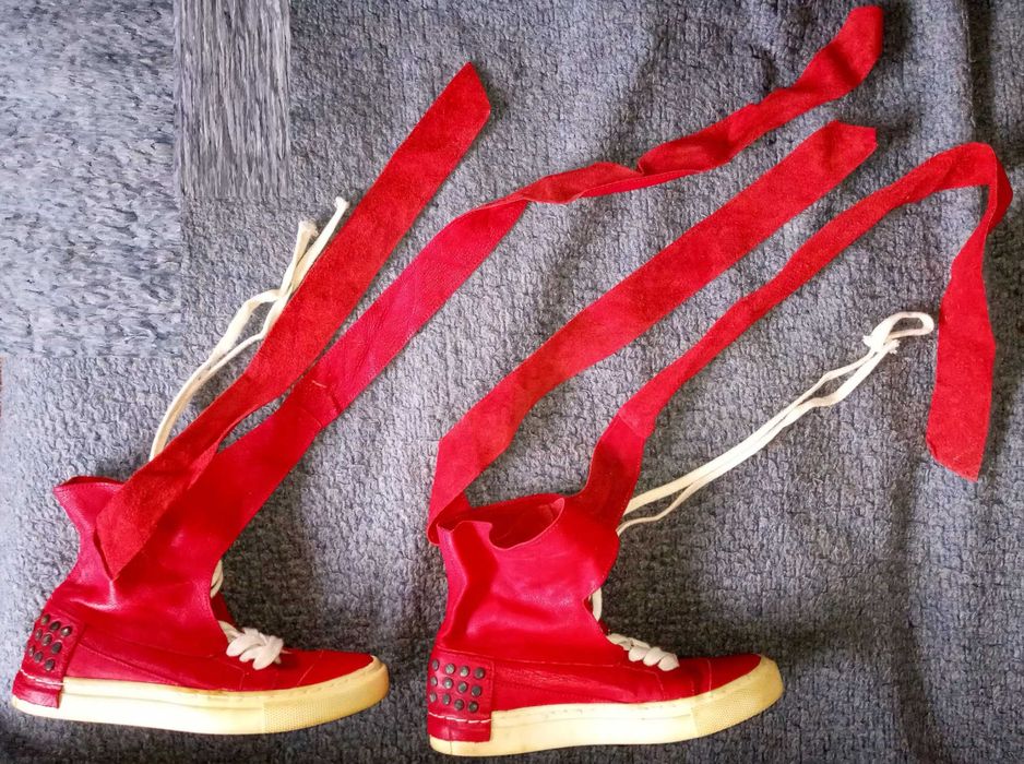 Високи кожени кецове. Размер 36