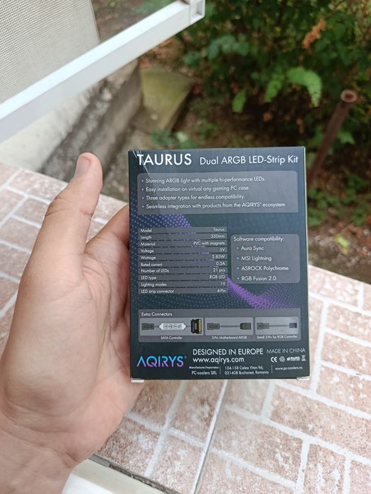 AQIRYS Kit Dual ARGB LED-Strip AQIRYS Taurus noi