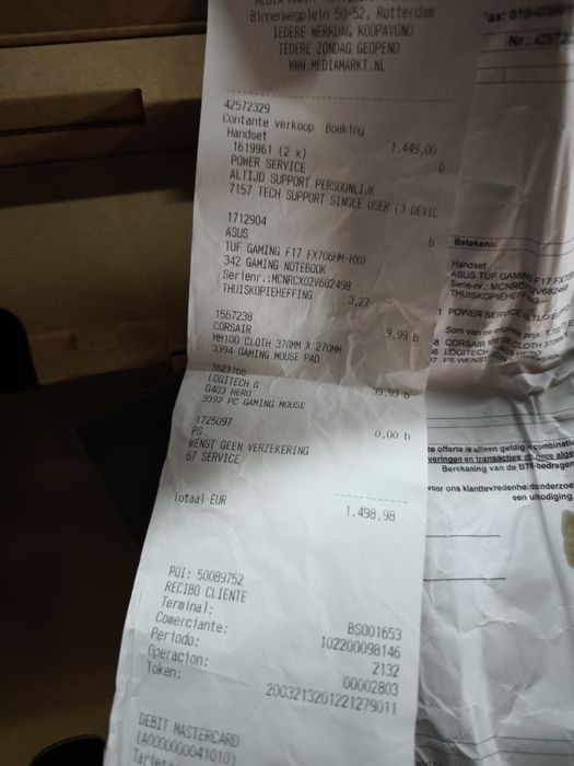 Гейминг Лаптоп ASUS TUF GAMING f17