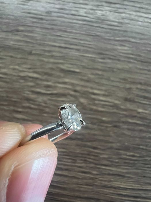 Inel de logodnă din aur cu diamant