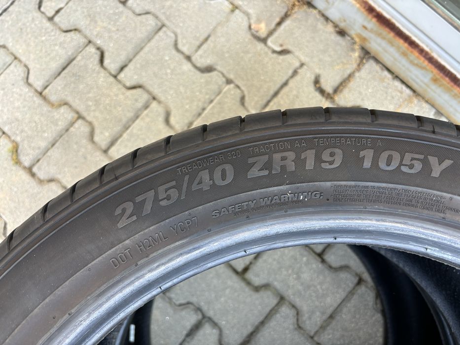 2 бр нови Летни гуми KUMHO 275/40/19 DOT2024г