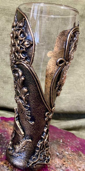 Ръчно декорирана халба за бира