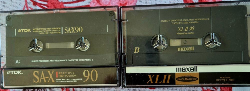 Касети MAXELL XLL-2, TDK  SAX-90, Оригинал MADONA  ,При покупка на всички една Касета SA -60 е БОНУС  0БЩА цена  40 Евро.
