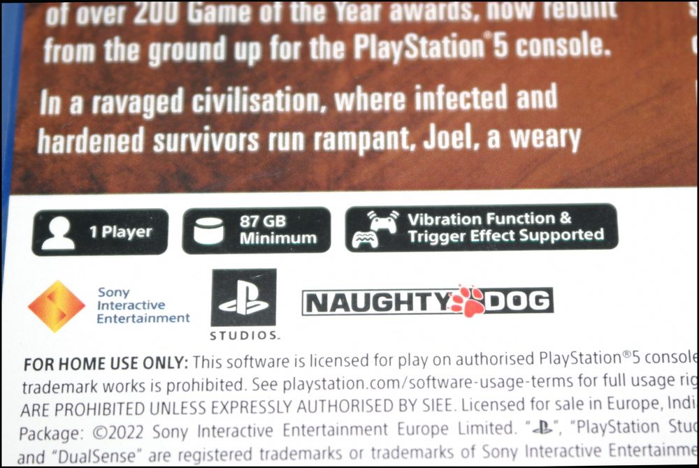 The Last of Us 1 Joc PS5 PlayStation 5