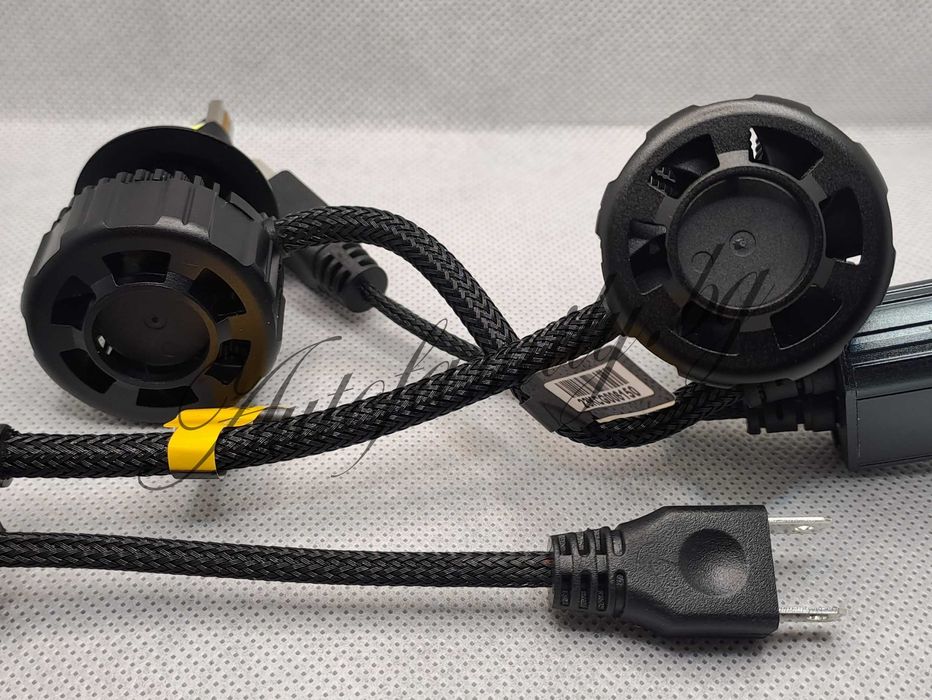 Ново!H7 LED 120W 20,000lm Триточково охлаждане с месинг+вентилатор V18