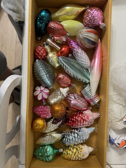 Игрушки елочные ГДР, СССР (листайте фото)