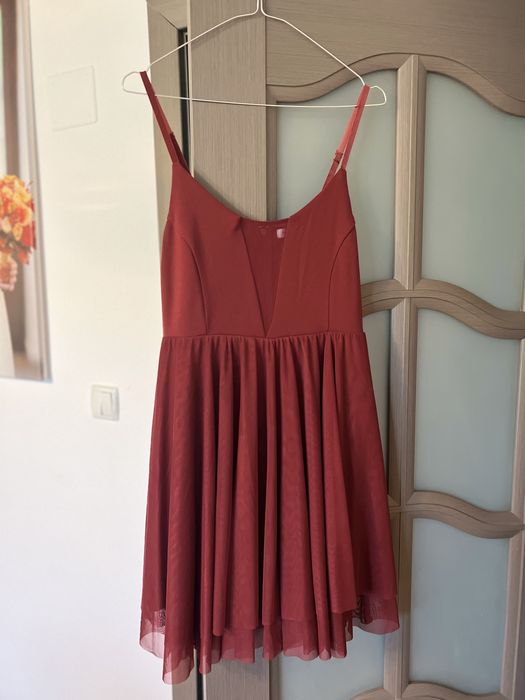 Rochie rosu burgundy