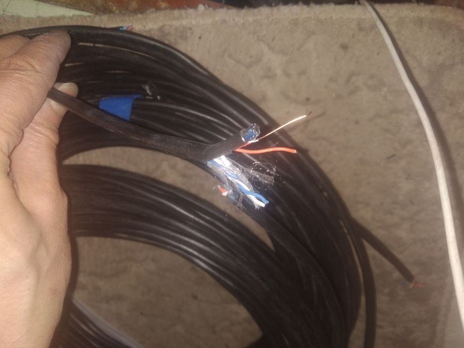 Куски кабеля, медный.