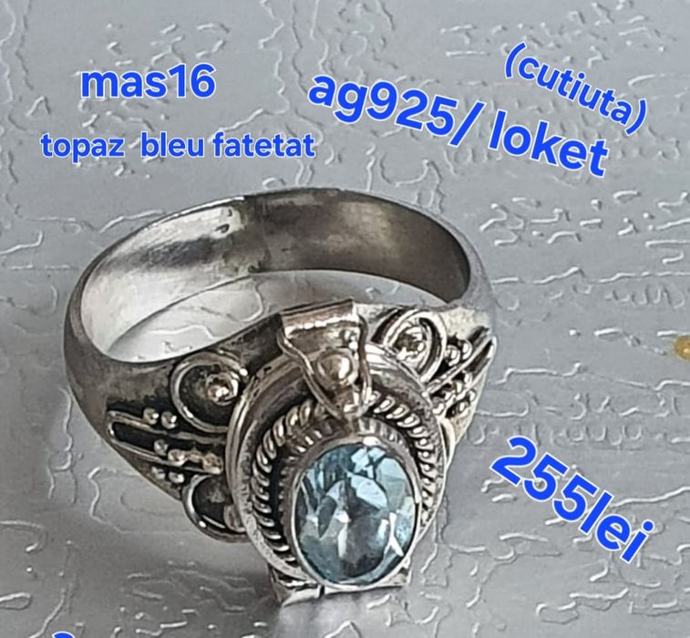 Inel nou ag925 cutiuta