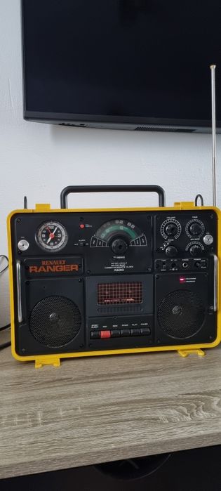 Radio casetofon boombox Renault Ranger PRC 123, vintage, colectie