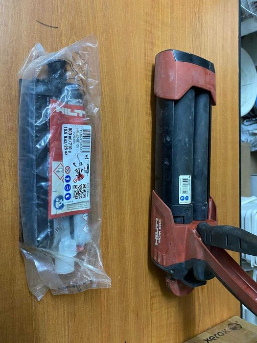 Pistol ancora chimica Hilti HDM 500 + Ancoră epoxidică HIT-RE 100
