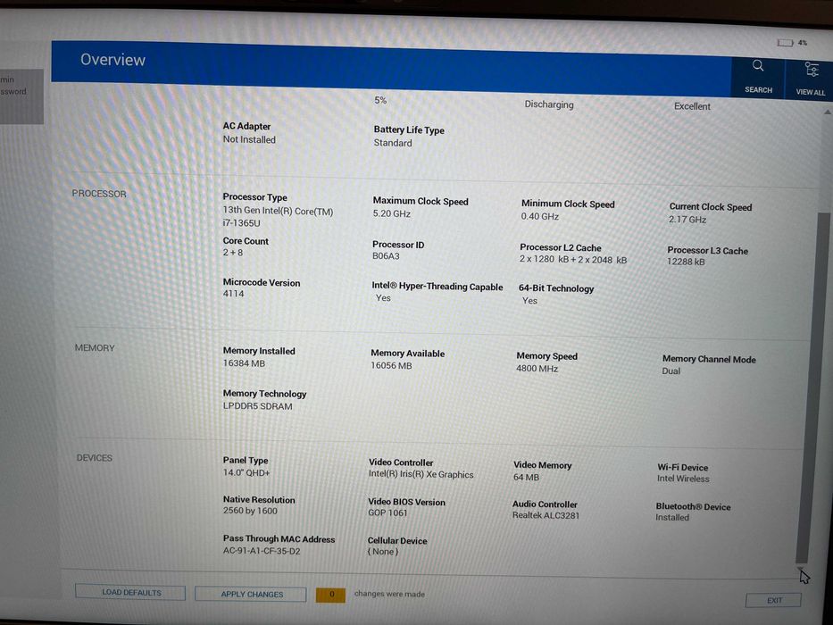 Dell Latitude 7440 14"  i7 1365U vPro 16gb Ram