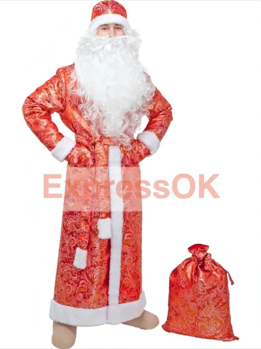 Костюм дед мороза новый