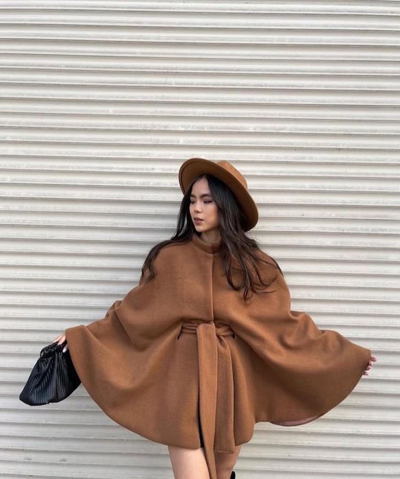 кейп пальто от biqem